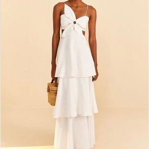 Farm Rio off white flower Maxi Dress!!!